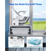 image:imageVEVOR Commercial Ice Shaver Machine 661 LBSH Electric Ice Crusher with Replaceable Container 350W Premium Motor 4 Blades Shaved Snow Cone Machine Ice Maker for Dessert Shop Bar Party SilverSilver