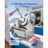 image:imageVEVOR Commercial Ice Shaver Machine 661 LBSH Electric Ice Crusher with Replaceable Container 350W Premium Motor 4 Blades Shaved Snow Cone Machine Ice Maker for Dessert Shop Bar Party SilverSilver