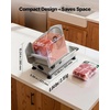 image:imageVEVOR Commercial Meat Slicer 320W Electric Deli Slicer Machine with 10 inch SUS420 Blade 004 inch Adjustable Thickness for Frozen Meat Ham Baguett Steak67 inch