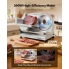 image:imageVEVOR Commercial Meat Slicer 320W Electric Deli Slicer Machine with 10 inch SUS420 Blade 004 inch Adjustable Thickness for Frozen Meat Ham Baguett Steak75 inch