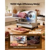 image:imageVEVOR Commercial Meat Slicer 320W Electric Deli Slicer Machine with 10 inch SUS420 Blade 004 inch Adjustable Thickness for Frozen Meat Ham Baguett Steak67 inch