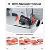 image:imageVEVOR Commercial Meat Slicer 320W Electric Deli Slicer Machine with 10 inch SUS420 Blade 004 inch Adjustable Thickness for Frozen Meat Ham Baguett Steak75 inch
