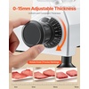image:imageVEVOR Commercial Meat Slicer 400W Electric Cutter Removable 12 Carbon Steel Blade and Food Tray 0059 Adjustable Thickness Food Slicer Machine for Frozen Meat Ham Baguett Steak ETL Approved12 inch