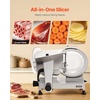image:imageVEVOR Commercial Meat Slicer 400W Electric Cutter Removable 12 Carbon Steel Blade and Food Tray 0059 Adjustable Thickness Food Slicer Machine for Frozen Meat Ham Baguett Steak ETL Approved12 inch