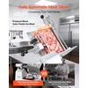 image:imageVEVOR Commercial Meat Slicer 400W Electric Cutter Removable 12 Carbon Steel Blade and Food Tray 0059 Adjustable Thickness Food Slicer Machine for Frozen Meat Ham Baguett Steak ETL Approved10 inch