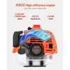 image:imageVEVOR Cordless String Trimmer 43 cc 2Stroke Gas Powered Weed Wacker 17 Cordless Grass Trimmer MultiFunctional Lawn Edger with Shoulder Strap amp 3T Blade Weed Eater for Quick Grass Cleaning736 x 244 x 167 in