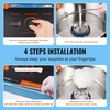 image:imageVEVOR Cotton Candy Machine Commercial 1000W Electric Floss Maker with Stainless Steel Bowl Sugar Scoop Storage Drawer Perfect for Home Carnival Kids Birthday Family Party PinkBlue