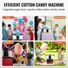 image:imageVEVOR Cotton Candy Machine Commercial 1000W Electric Floss Maker with Stainless Steel Bowl Sugar Scoop Storage Drawer Perfect for Home Carnival Kids Birthday Family Party PinkRed