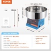 image:imageVEVOR Cotton Candy Machine Commercial 1000W Electric Floss Maker with Stainless Steel Bowl Sugar Scoop Storage Drawer Perfect for Home Carnival Kids Birthday Family Party PinkBlue