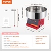 image:imageVEVOR Cotton Candy Machine Commercial 1000W Electric Floss Maker with Stainless Steel Bowl Sugar Scoop Storage Drawer Perfect for Home Carnival Kids Birthday Family Party PinkRed