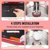 image:imageVEVOR Cotton Candy Machine Commercial 1000W Electric Floss Maker with Stainless Steel Bowl Sugar Scoop Storage Drawer Perfect for Home Carnival Kids Birthday Family Party PinkRed