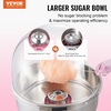 image:imageVEVOR Cotton Candy Machine Commercial 1000W Electric Floss Maker with Stainless Steel Bowl Sugar Scoop Storage Drawer Perfect for Home Carnival Kids Birthday Family Party PinkPink