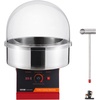 image:imageVEVOR Cotton Candy Machine Commercial 1000W Electric Floss Maker with Stainless Steel Bowl Sugar Scoop Storage Drawer Perfect for Home Carnival Kids Birthday Family Party PinkRed