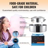 image:imageVEVOR Cotton Candy Machine Commercial 1000W Electric Floss Maker with Stainless Steel Bowl Sugar Scoop Storage Drawer Perfect for Home Carnival Kids Birthday Family Party PinkBlue