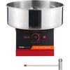 image:imageVEVOR Cotton Candy Machine Commercial 1000W Electric Floss Maker with Stainless Steel Bowl Sugar Scoop Storage Drawer Perfect for Home Carnival Kids Birthday Family Party PinkRed