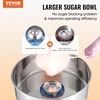image:imageVEVOR Cotton Candy Machine Commercial 1000W Electric Floss Maker with Stainless Steel Bowl Sugar Scoop Storage Drawer Perfect for Home Carnival Kids Birthday Family Party PinkBlue