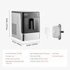 image:imageVEVOR Countertop Ice Maker 24 Cubes Ready in 15 Mins 45lbs in 24Hrs SelfCleaning Portable Ice Maker with Ice Scoop and Basket Ice Machine with 3 Sizes Ice Cube for Home Kitchen Office Party46lbs24H