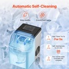 image:imageVEVOR Countertop Ice Maker 24 Cubes Ready in 15 Mins 45lbs in 24Hrs SelfCleaning Portable Ice Maker with Ice Scoop and Basket Ice Machine with 3 Sizes Ice Cube for Home Kitchen Office Party45lbs24H