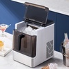 image:imageVEVOR Countertop Ice Maker 32 Cubes Ready in 15 Mins 46lbs in 24Hrs SelfCleaning Portable Ice Maker with Convenient Ice Transfer Ice Machine with 2 Sizes Ice Cube for Home Kitchen Office PartyGrey