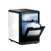 image:imageVEVOR Countertop Ice Maker 44 lbs per Day SelfCleaning Portable Machine with Scoop Nugget Ice Machine with Chewable ICES for Home Kitchen Office Bar amp Party 4 lbs IceStorage SliverBlack