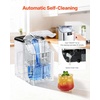 image:imageVEVOR Countertop Ice Maker 44 lbs per Day SelfCleaning Portable Machine with Scoop Nugget Ice Machine with Chewable ICES for Home Kitchen Office Bar amp Party 4 lbs IceStorage SliverSliver
