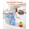 image:imageVEVOR Countertop Ice Maker 7 Cubes Ready in 6 Mins 26 lbs per Day SelfCleaning Portable Machine with Ice Scoop IceMaking Machine with 2 Sizes Bullet ICES for Home Kitchen Office Bar amp PartyWhite