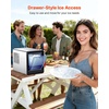 image:imageVEVOR Countertop Ice Maker 9 Cubes Ready in 6 Mins 33lbs in 24Hrs SelfCleaning Portable Ice Maker with Ice Scoop and Basket Ice Machine with 2 Sizes Bullet Ice for Home Kitchen Office Bar PartyBlack