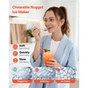 image:imageVEVOR Countertop Ice Maker 9 Cubes Ready in 6 Mins 33lbs in 24Hrs SelfCleaning Portable Ice Maker with Ice Scoop and Basket Ice Machine with 2 Sizes Bullet Ice for Home Kitchen Office Bar PartyBlack