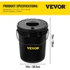 image:imageVEVOR DWC Hydroponic System 5 Gallon 8 Buckets Deep Water Culture Growing Bucket Hydroponics Grow Kit with Pump Air Stone and Water Level Device for IndoorOutdoor Leafy Vegetables5 Buckets