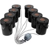 image:imageVEVOR DWC Hydroponic System 5 Gallon 8 Buckets Deep Water Culture Growing Bucket Hydroponics Grow Kit with Pump Air Stone and Water Level Device for IndoorOutdoor Leafy Vegetables8 Buckets