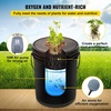 image:imageVEVOR DWC Hydroponic System 5 Gallon 8 Buckets Deep Water Culture Growing Bucket Hydroponics Grow Kit with Pump Air Stone and Water Level Device for IndoorOutdoor Leafy Vegetables5 Buckets