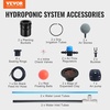 image:imageVEVOR DWC Hydroponic System 5 Gallon 8 Buckets Deep Water Culture Growing Bucket Hydroponics Grow Kit with Pump Air Stone and Water Level Device for IndoorOutdoor Leafy Vegetables2 BucketsTop Drip Kit