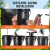 image:imageVEVOR DWC Hydroponic System 5 Gallon 8 Buckets Deep Water Culture Growing Bucket Hydroponics Grow Kit with Pump Air Stone and Water Level Device for IndoorOutdoor Leafy Vegetables8 Buckets