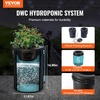 image:imageVEVOR DWC Hydroponic System 5 Gallon 8 Buckets Deep Water Culture Growing Bucket Hydroponics Grow Kit with Pump Air Stone and Water Level Device for IndoorOutdoor Leafy Vegetables2 BucketsTop Drip Kit