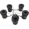 image:imageVEVOR DWC Hydroponic System 5 Gallon 8 Buckets Deep Water Culture Growing Bucket Hydroponics Grow Kit with Pump Air Stone and Water Level Device for IndoorOutdoor Leafy Vegetables5 Buckets