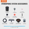 image:imageVEVOR DWC Hydroponic System 5 Gallon 8 Buckets Deep Water Culture Growing Bucket Hydroponics Grow Kit with Pump Air Stone and Water Level Device for IndoorOutdoor Leafy Vegetables8 Buckets