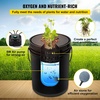 image:imageVEVOR DWC Hydroponic System 5 Gallon 8 Buckets Deep Water Culture Growing Bucket Hydroponics Grow Kit with Pump Air Stone and Water Level Device for IndoorOutdoor Leafy Vegetables4 Buckets