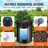 image:imageVEVOR DWC Hydroponic System 5 Gallon 8 Buckets Deep Water Culture Growing Bucket Hydroponics Grow Kit with Pump Air Stone and Water Level Device for IndoorOutdoor Leafy Vegetables4 Buckets1 Reservoir