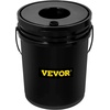 image:imageVEVOR DWC Hydroponic System 5 Gallon 8 Buckets Deep Water Culture Growing Bucket Hydroponics Grow Kit with Pump Air Stone and Water Level Device for IndoorOutdoor Leafy Vegetables5 Buckets