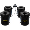 image:imageVEVOR DWC Hydroponic System 5 Gallon 8 Buckets Deep Water Culture Growing Bucket Hydroponics Grow Kit with Pump Air Stone and Water Level Device for IndoorOutdoor Leafy Vegetables4 Buckets