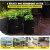 image:imageVEVOR DWC Hydroponic System 5 Gallon 8 Buckets Deep Water Culture Growing Bucket Hydroponics Grow Kit with Pump Air Stone and Water Level Device for IndoorOutdoor Leafy Vegetables4 Buckets
