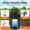 image:imageVEVOR DWC Hydroponic System 5 Gallon 8 Buckets Deep Water Culture Growing Bucket Hydroponics Grow Kit with Pump Air Stone and Water Level Device for IndoorOutdoor Leafy Vegetables1 BucketTop Drip Kit