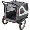 image:imageVEVOR Dog Bike Trailer Supports up to 6688100 lbs 2in1 Pet Stroller Cart Bicycle Carrier Easy Folding Cart Frame with Quick Release Wheels Universal Bicycle Coupler Reflectors Flag100lbs 26 Updated