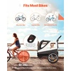 image:imageVEVOR Dog Bike Trailer Supports up to 6688100 lbs 2in1 Pet Stroller Cart Bicycle Carrier Easy Folding Cart Frame with Quick Release Wheels Universal Bicycle Coupler Reflectors Flag100lbs 26 Updated