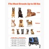 image:imageVEVOR Dog Bike Trailer Supports up to 88 lbs Pet Cart Bicycle Carrier Easy Folding Frame with Quick Release Wheels Universal Bicycle Coupler Reflectors Flag Collapsible to StoreBlueBlack