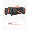 image:imageVEVOR Dog Crate Furniture 42 Inch Heavy Duty Dog Kennel Furniture Indoor for Small amp Medium Dogs Steel Decorative Pet Cage House End Table with 3 Doors Detachable Tray amp EscapeProof Locks Black421L x 274W x 295H