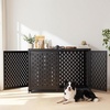 image:imageVEVOR Dog Crate Furniture 42 Inch Heavy Duty Dog Kennel Furniture Indoor for Small amp Medium Dogs Steel Decorative Pet Cage House End Table with 3 Doors Detachable Tray amp EscapeProof Locks Black421L x 274W x 295H