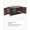 image:imageVEVOR Dog Crate Furniture 42 Inch Heavy Duty Dog Kennel Furniture Indoor for Small amp Medium Dogs Steel Decorative Pet Cage House End Table with 3 Doors Detachable Tray amp EscapeProof Locks Black482L x 287W x 295H