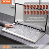 image:imageVEVOR Drop in Ice Chest 24 L x 20 W x 15 H Stainless Steel Ice Cooler Commercial Ice Bin with Hinged Cover 40 qt Outdoor Kitchen Ice Bar DrainPipe and Drain Plug Included for Cold Wine BeerBlack