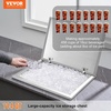 image:imageVEVOR Drop in Ice Chest 24 L x 20 W x 15 H Stainless Steel Ice Cooler Commercial Ice Bin with Hinged Cover 40 qt Outdoor Kitchen Ice Bar DrainPipe and Drain Plug Included for Cold Wine BeerSilver